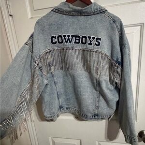 The Wild Collective Dallas Cowboys Jean Jacket